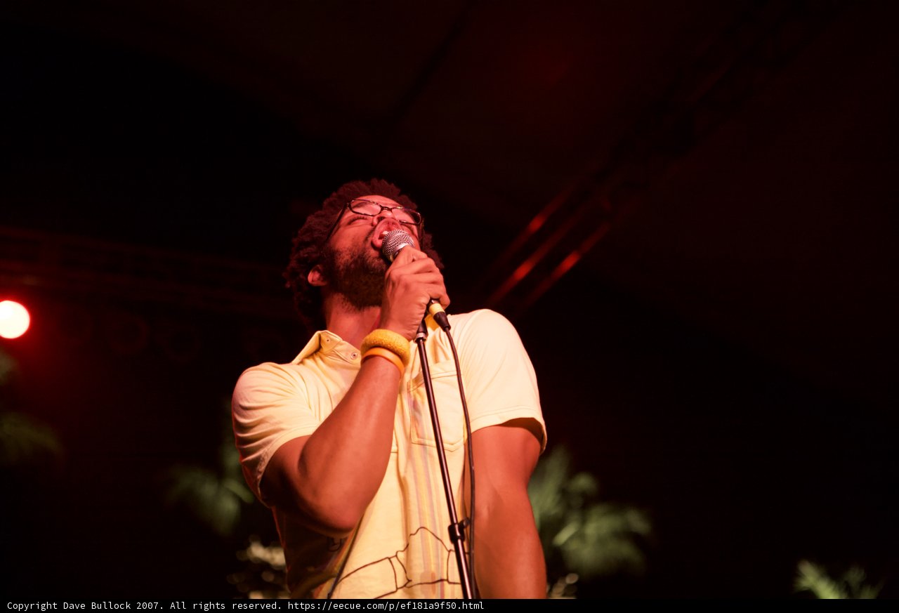 Man in Yellow Shirt Takes the Stage at Coachella