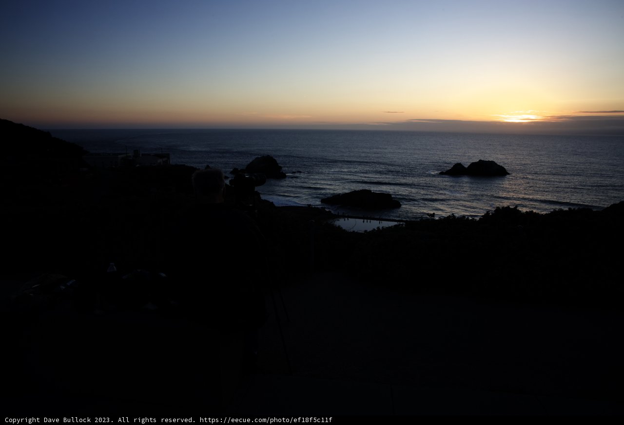 Serene Sunset at Sutro Baths