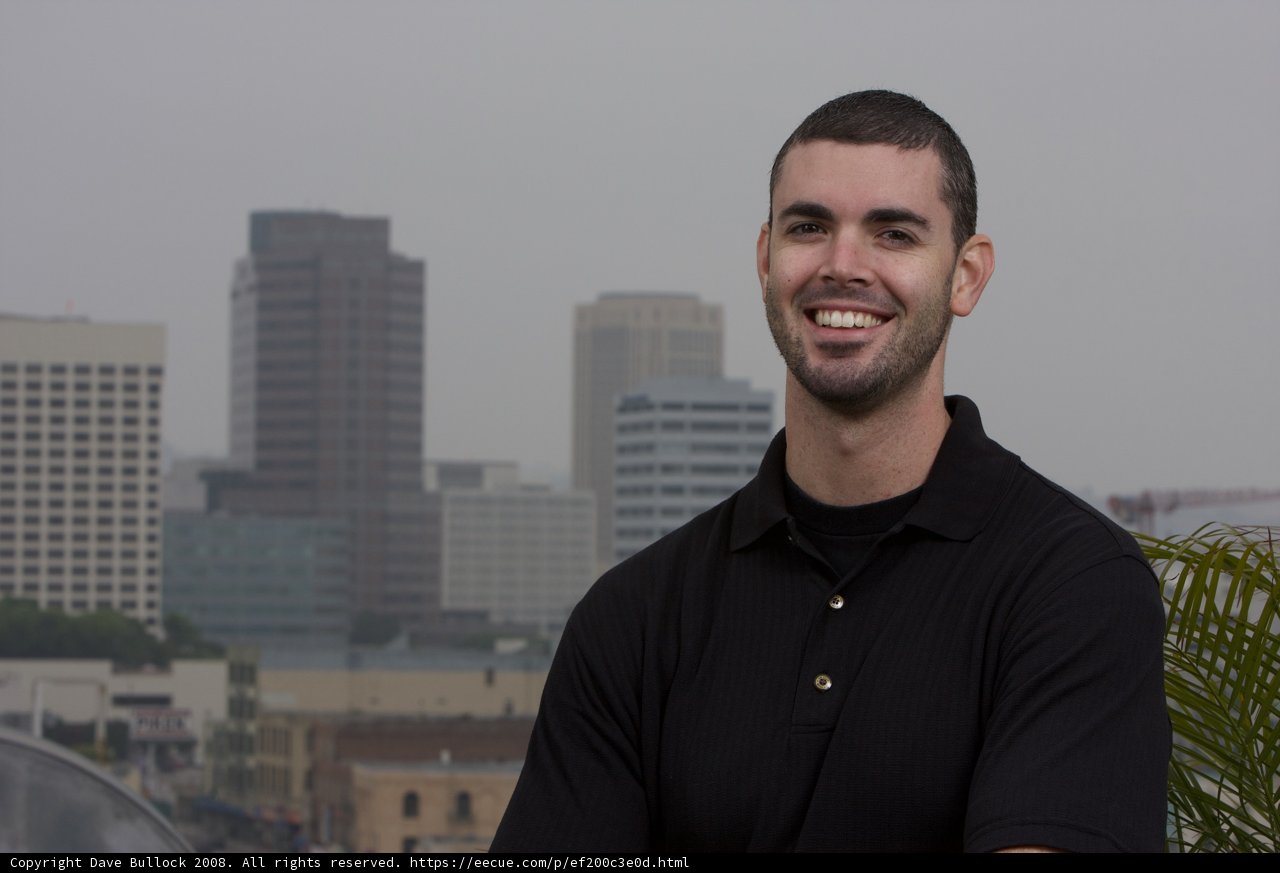 Black Shirt and a Skyscraper