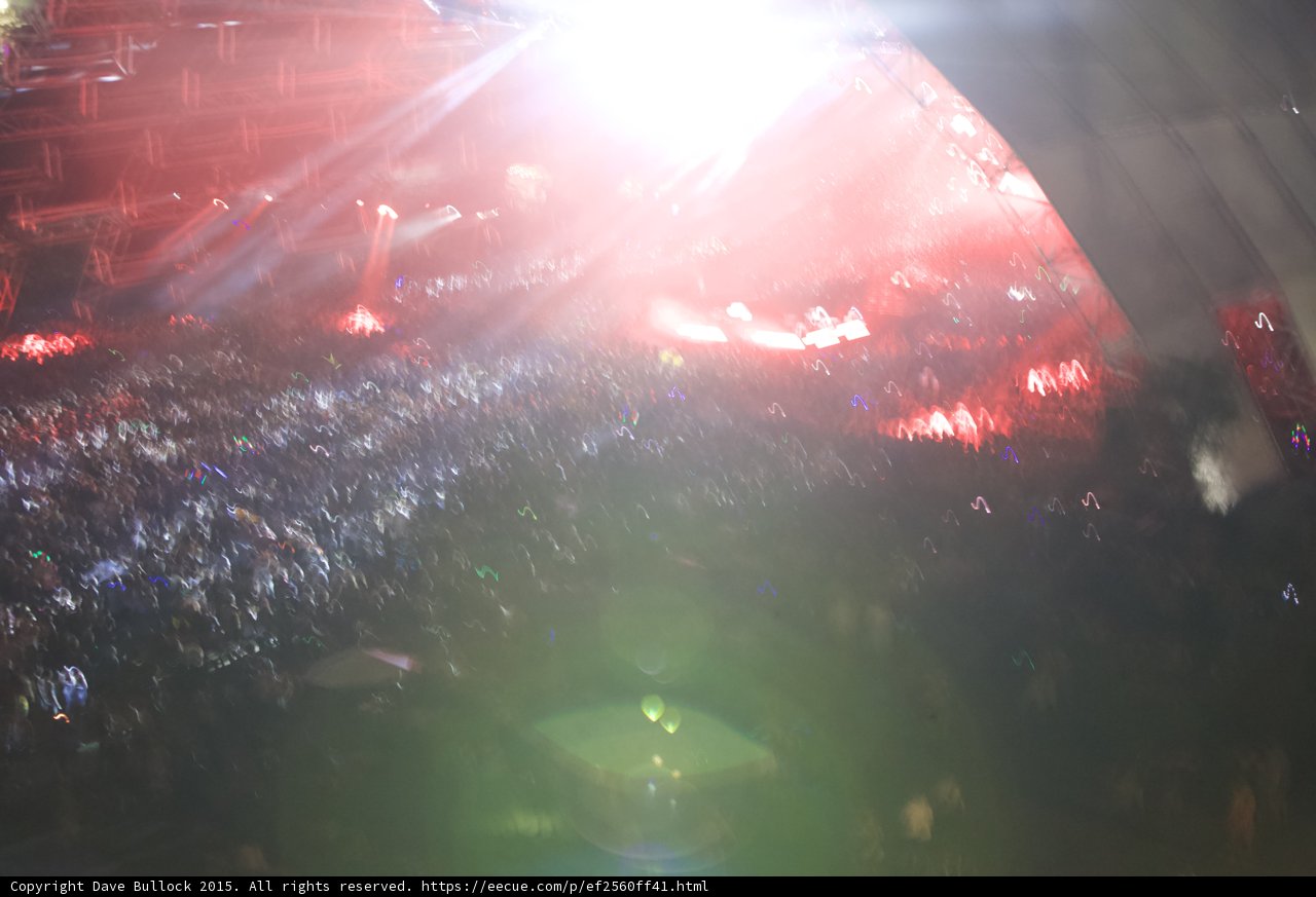 Bright Lights and a Boisterous Crowd