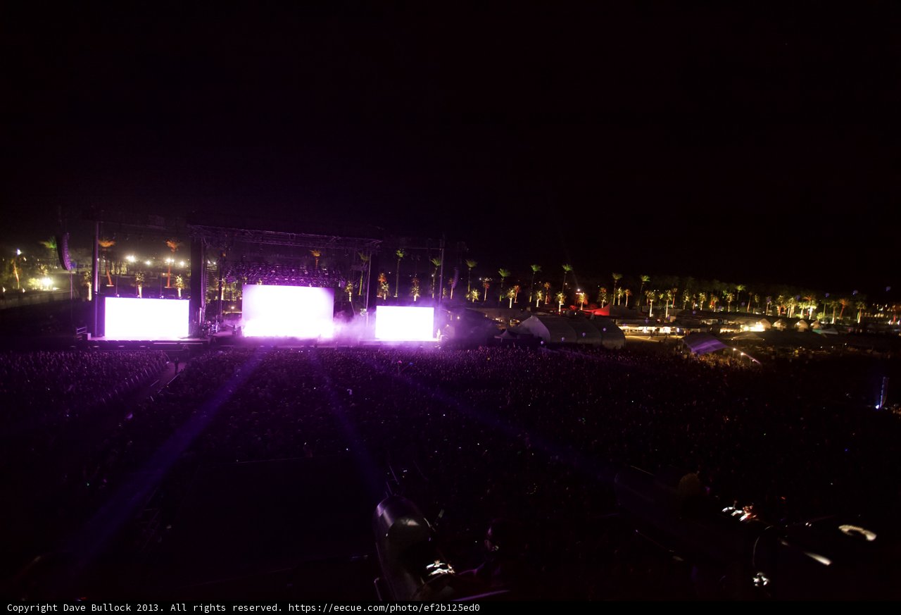 Night Sky Illuminates Epic Concert Crowd
