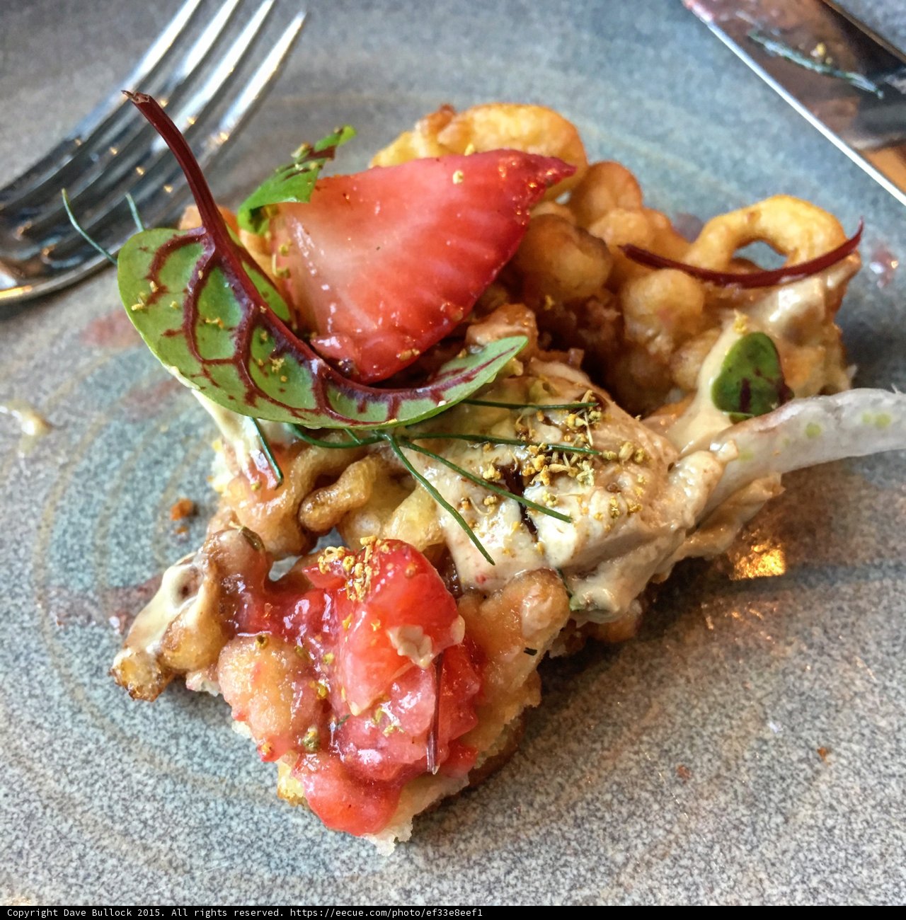 Strawberry Dessert Funnel Cake