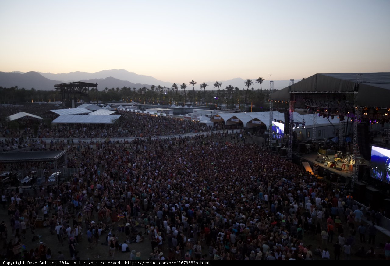 Coachella Music Festival Crowd