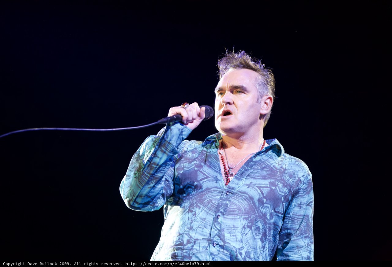 Morrissey Takes the Stage at Coachella 2009