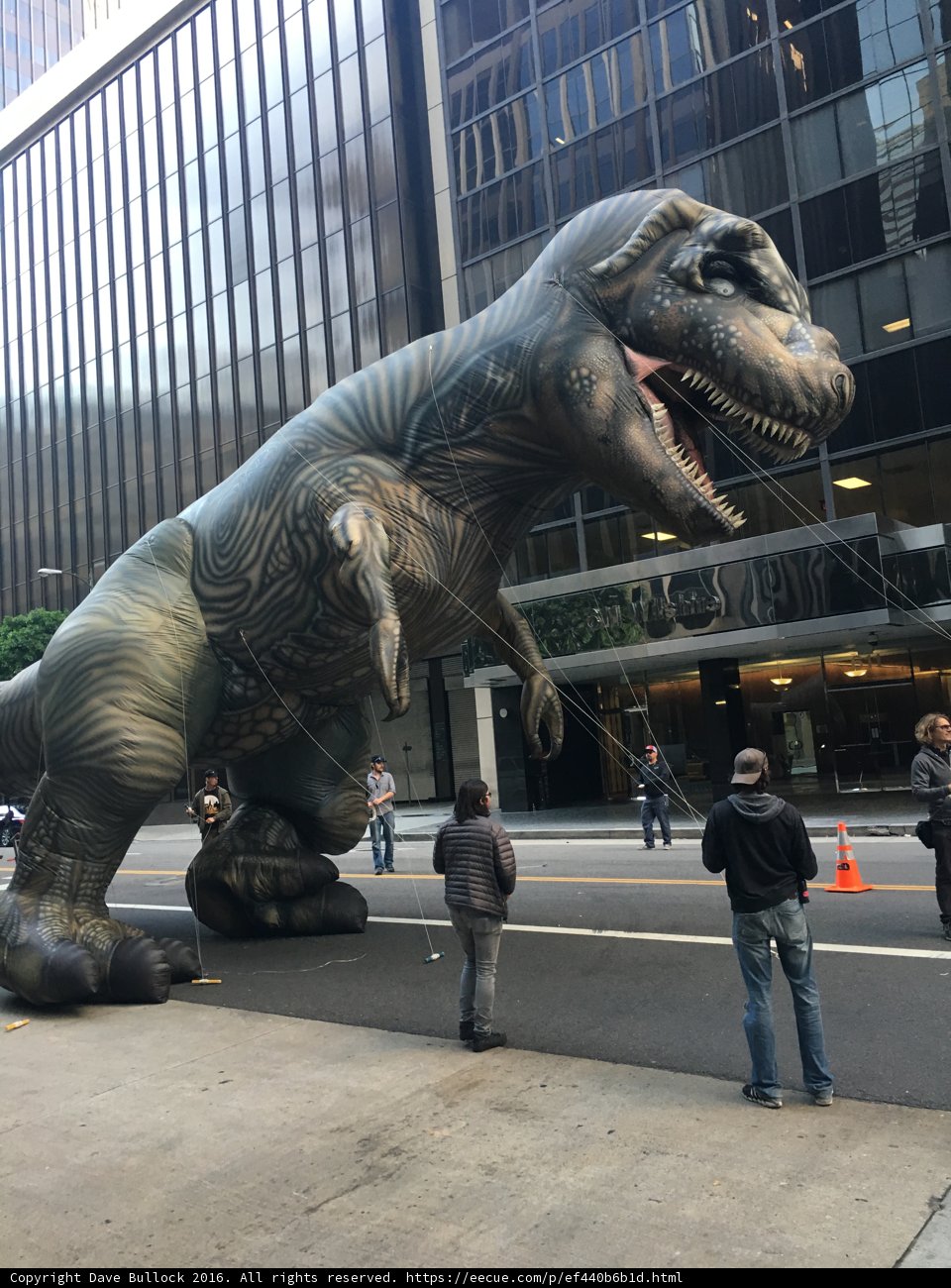 T-Rex Roams the Streets of LA