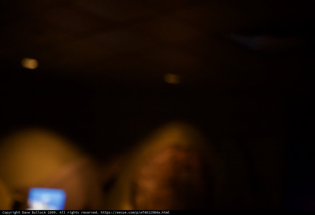 Blurry Figure Watches the Screen