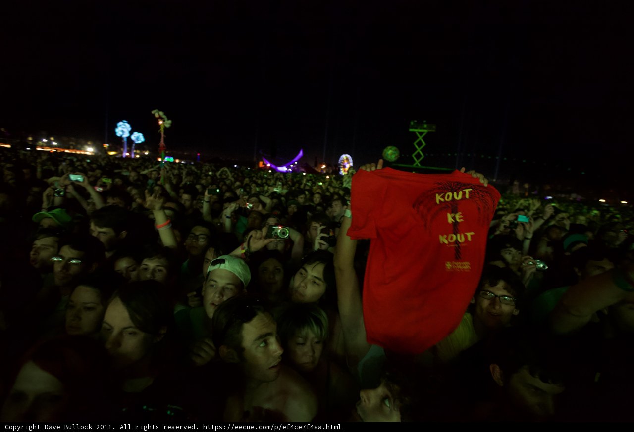 Red Shirt in the Crowd