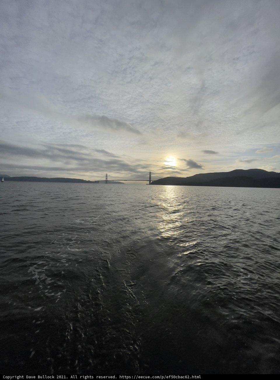 Sunset over the San Francisco Bay