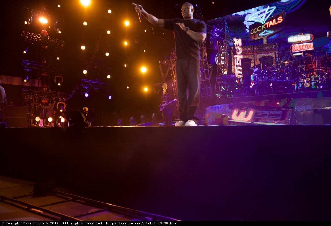 Dr. Dre Commanding the Stage