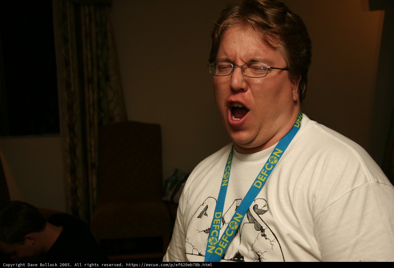 Patrick Seitz in his white T-Shirt