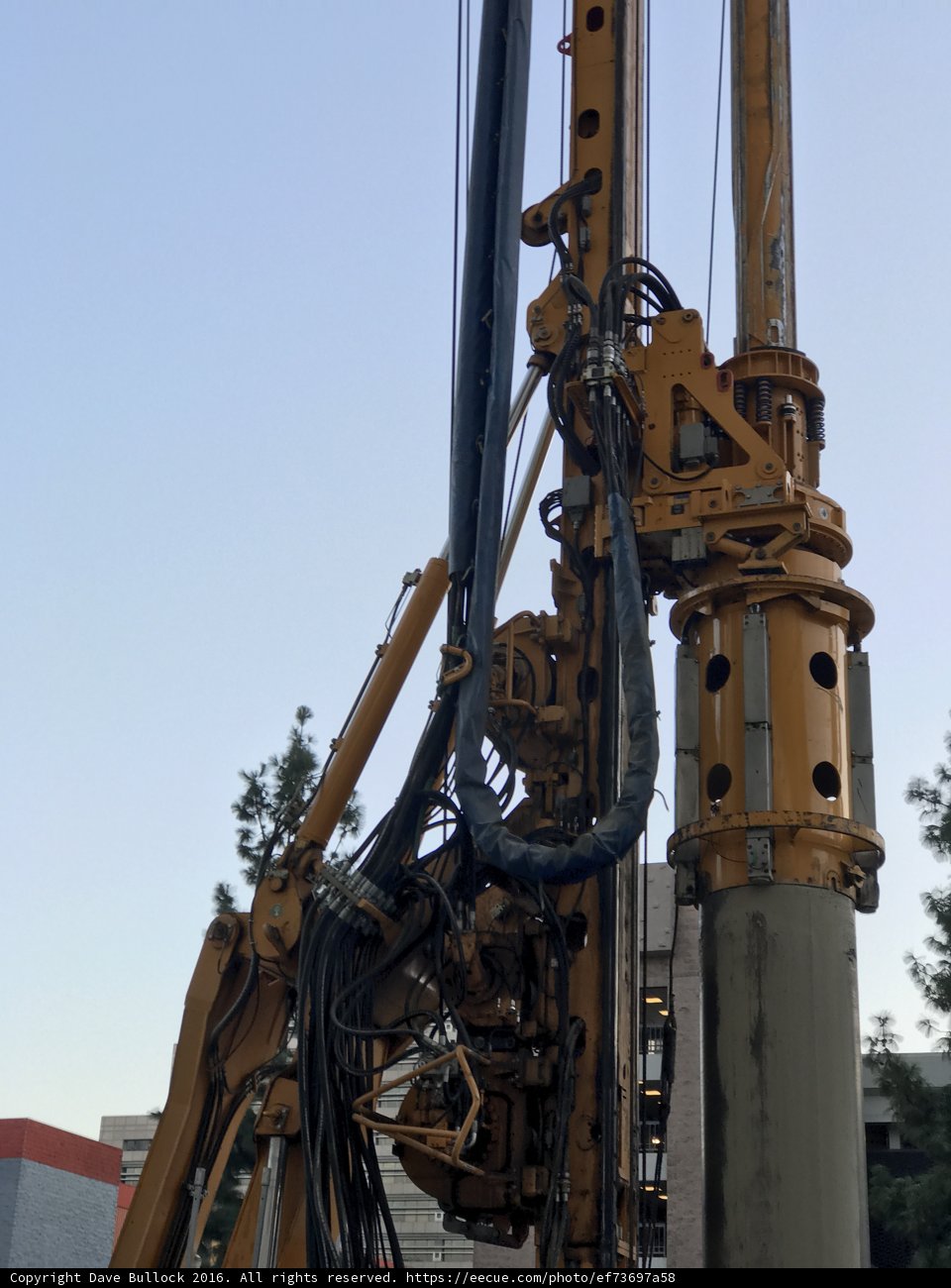 Mighty Drill Rig at Work