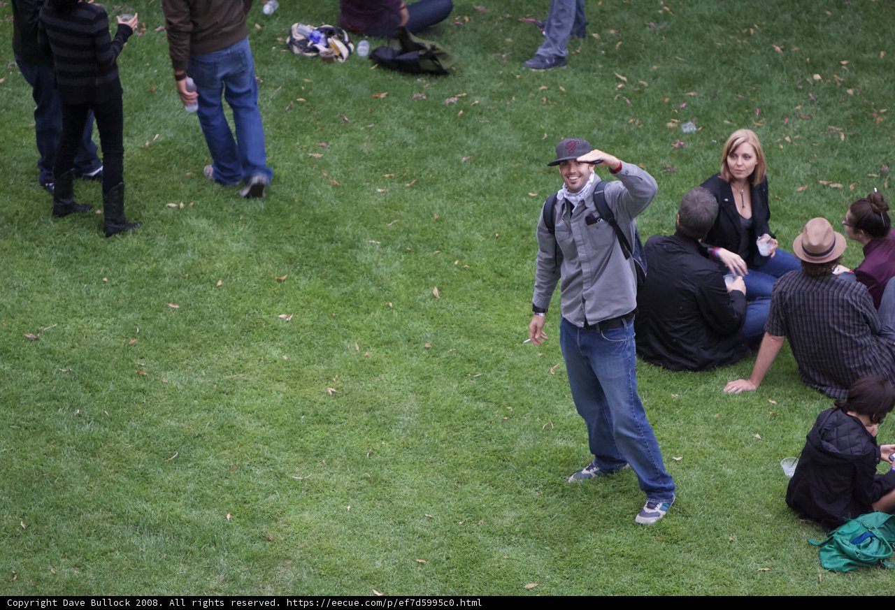 Capturing a Moment on the Lawn