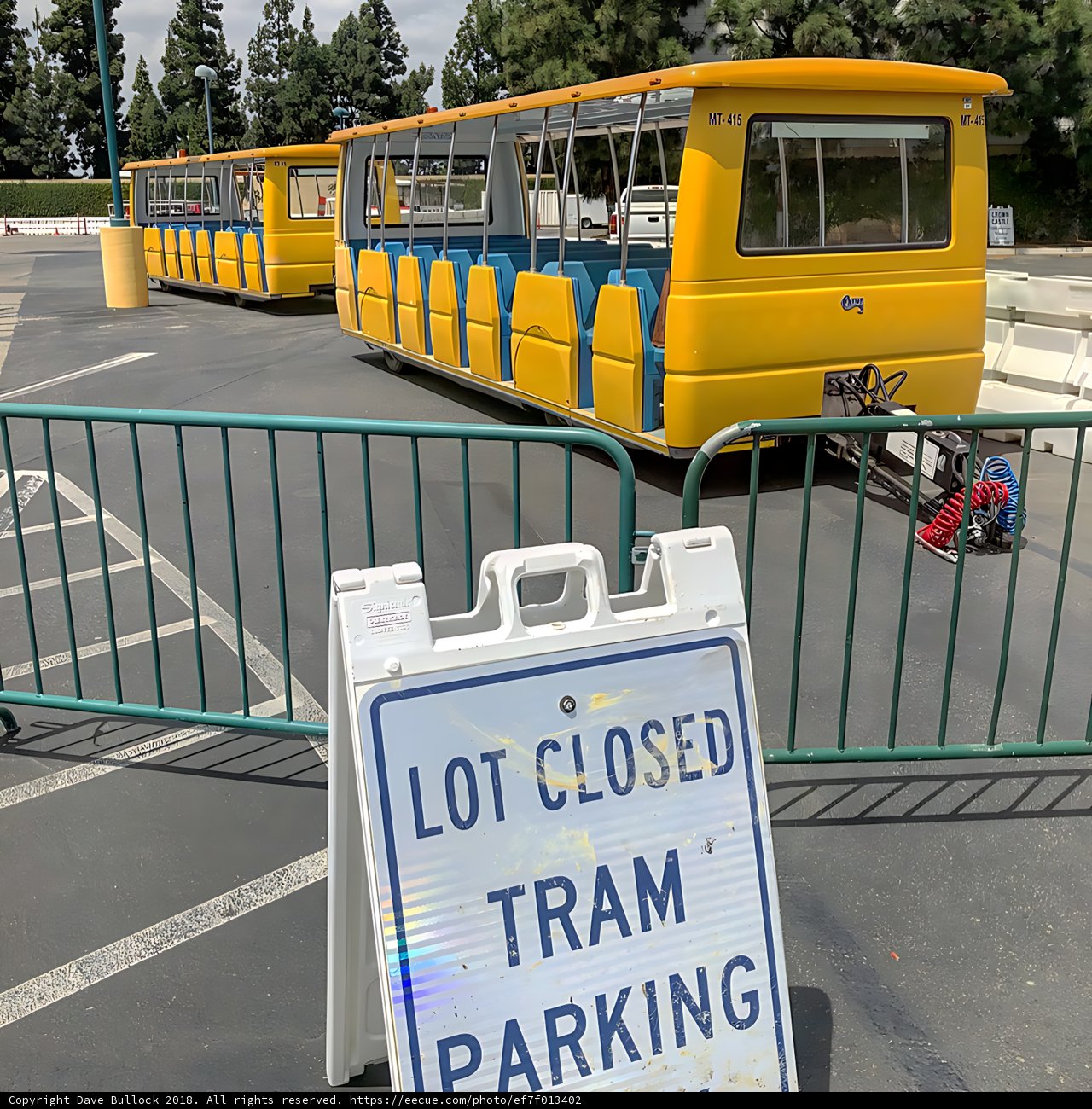 Lot Closure at Disney California Adventure Park