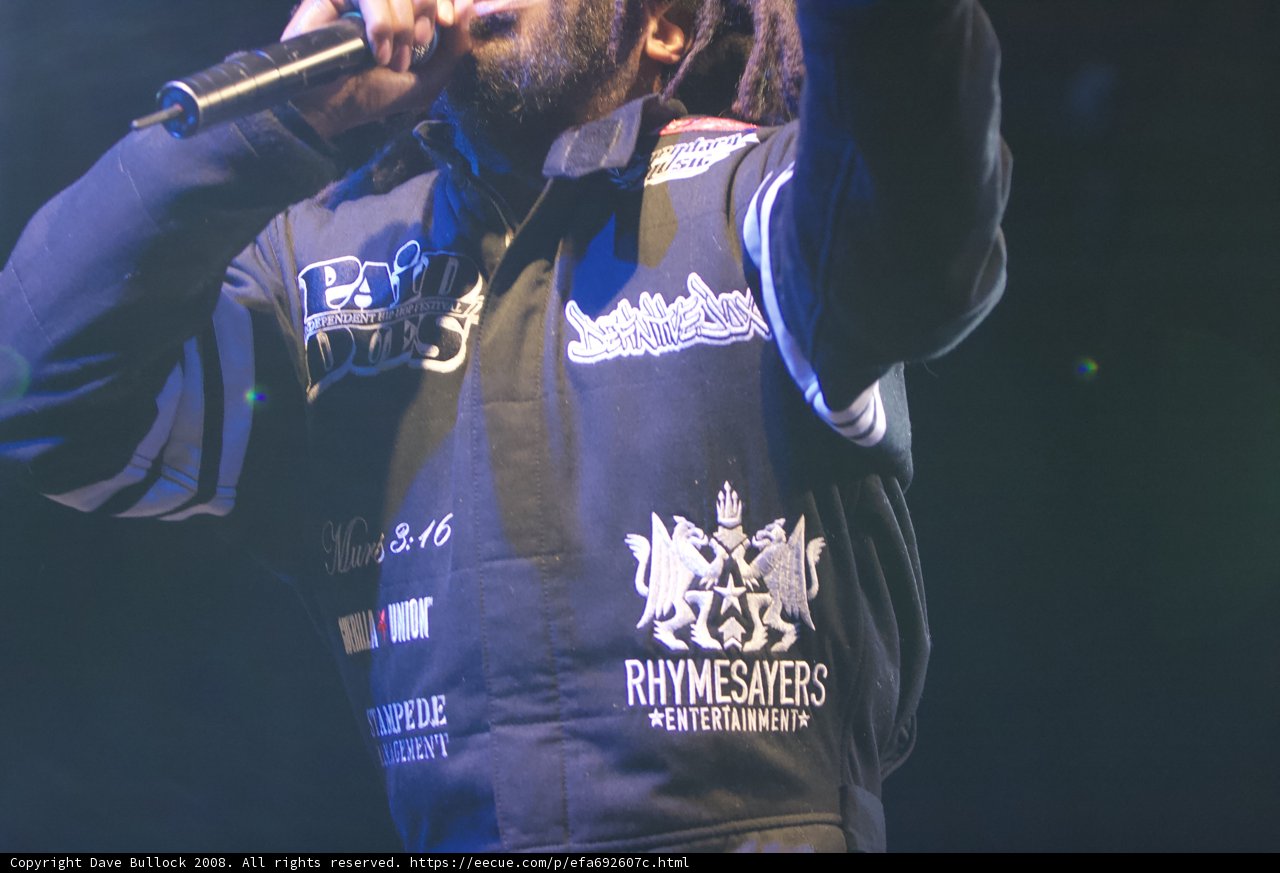 Dreadlocked Entertainer on Stage