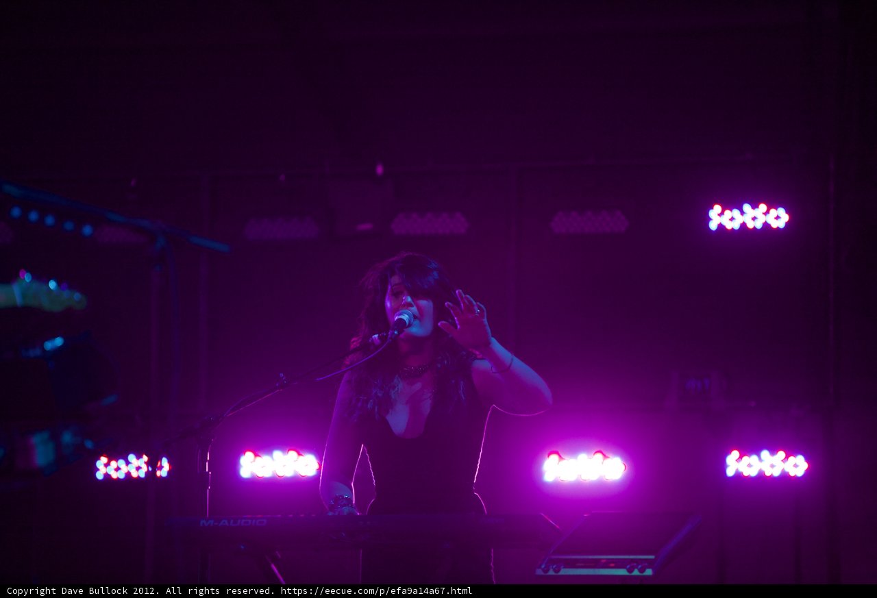 Keyboard Queen on Coachella Stage