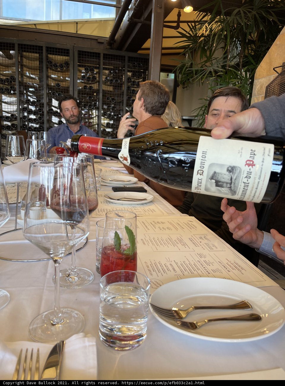 Wine Pouring at Rincon Park