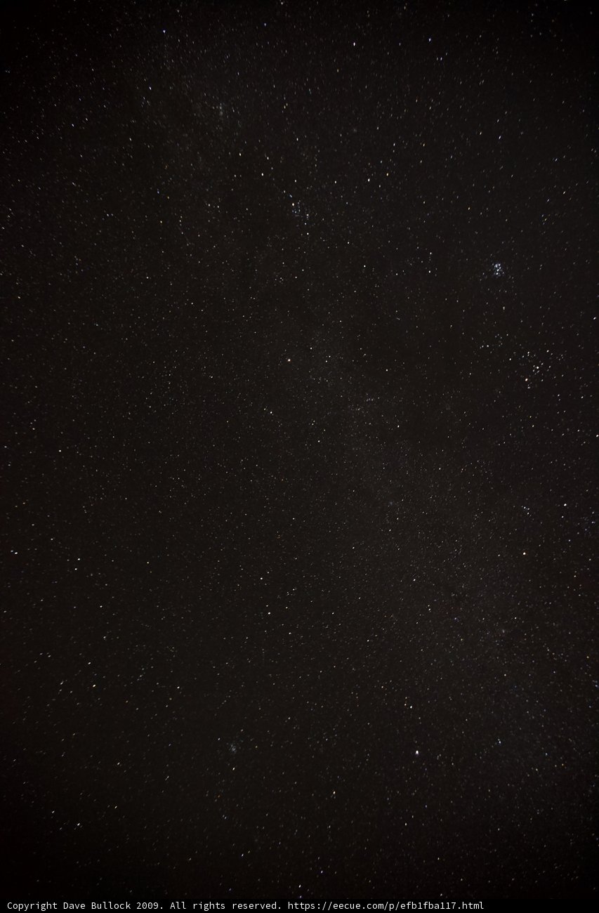 Stargazing under the Winter Milky Way