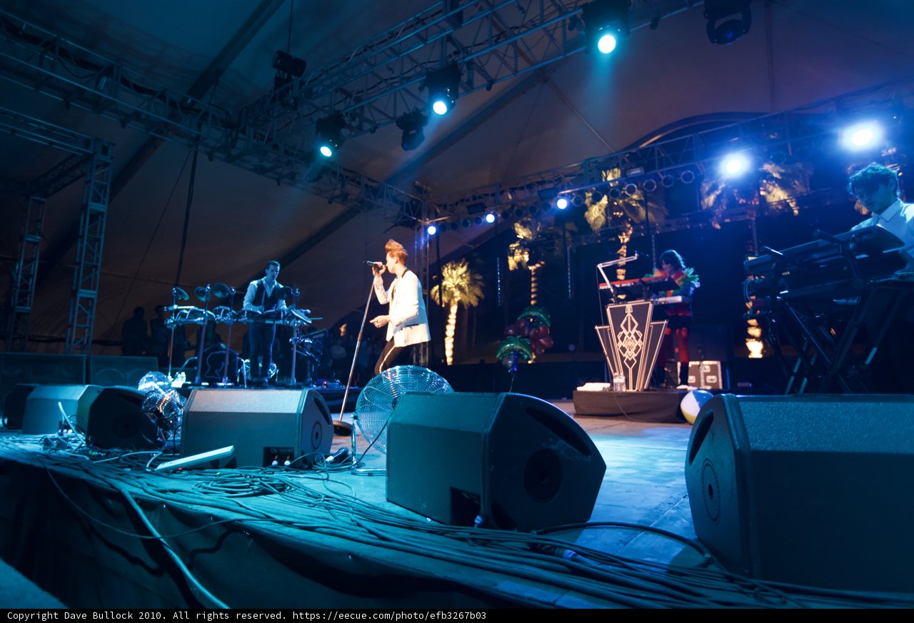 Rocking It Out on Stage