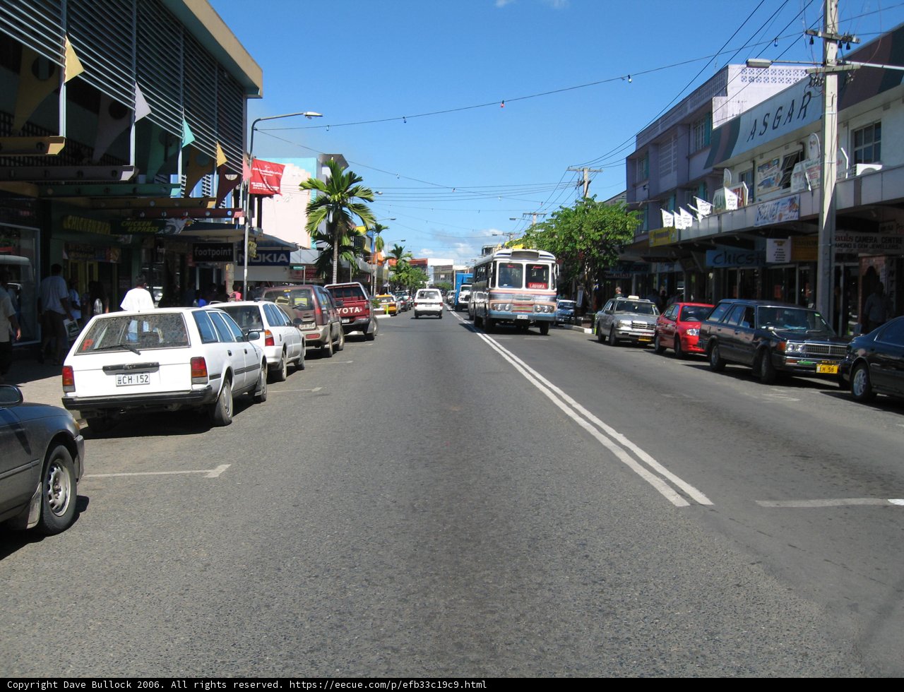 Bustling Metropolis Street