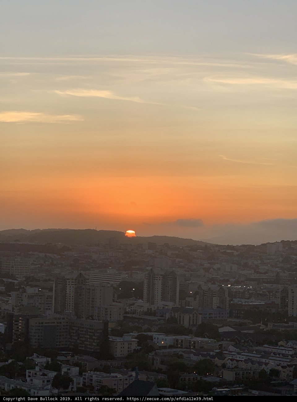 Urban Skies at Sunset