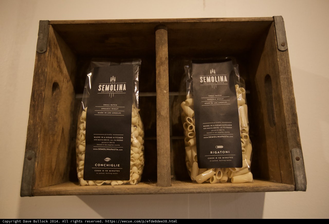 Pasta Packed in a Wooden Box