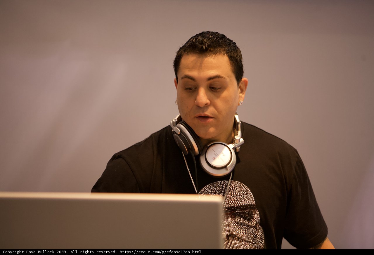 DJ Skribble getting in the zone