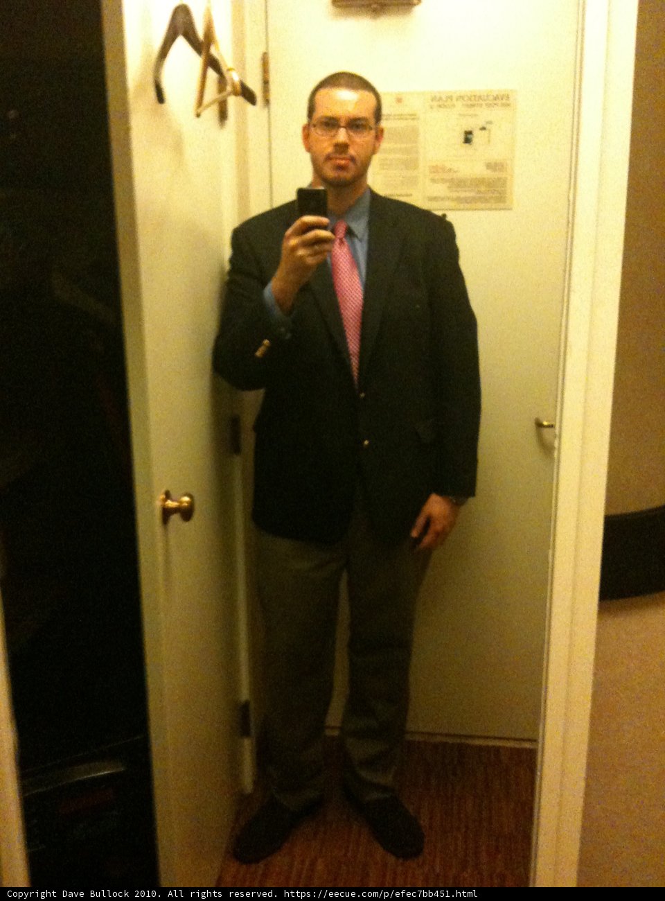 Dave B's Formal Wear Selfie