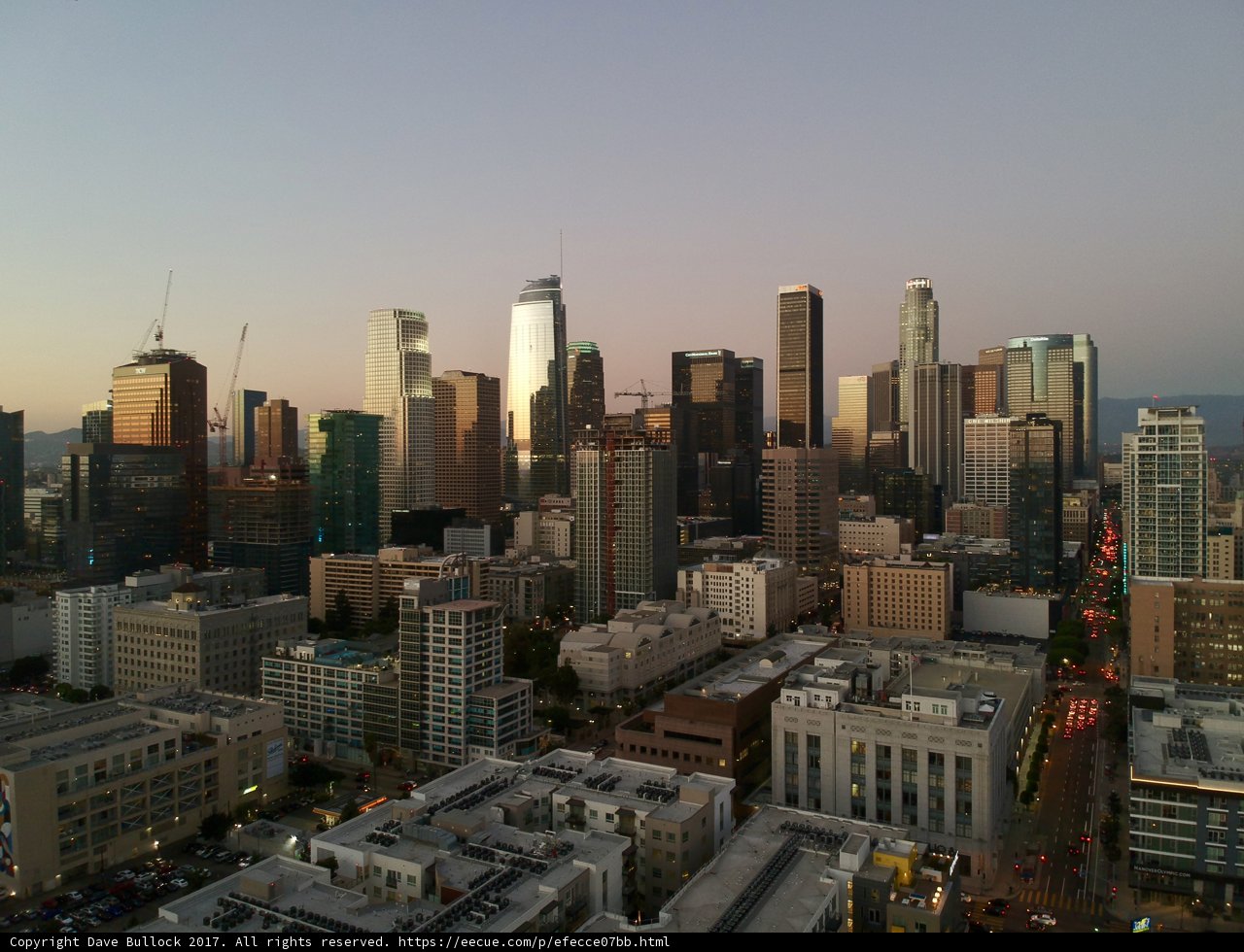 Glowing Metropolis at Dusk