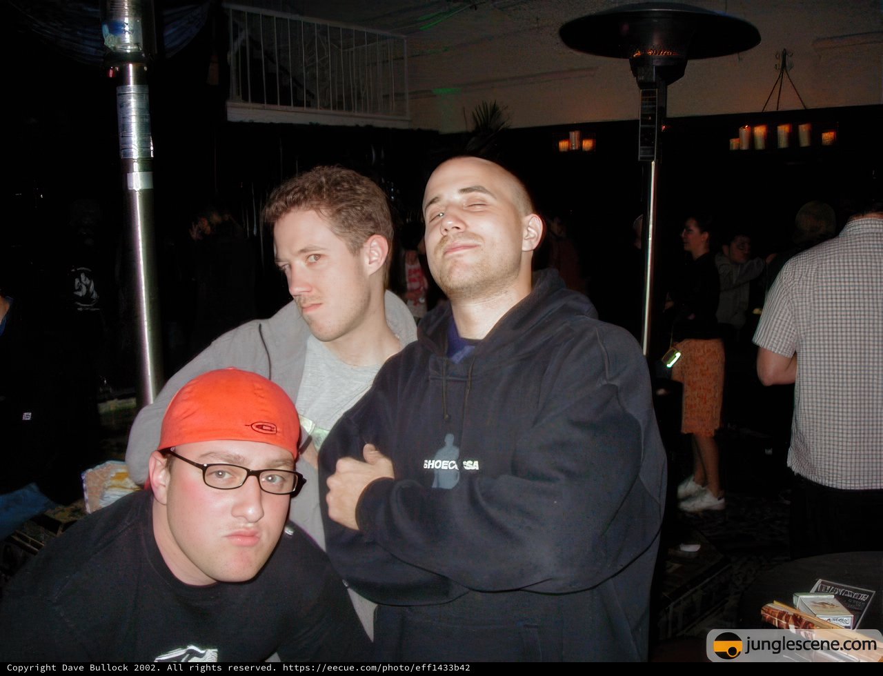 Party Portrait with Three Guys