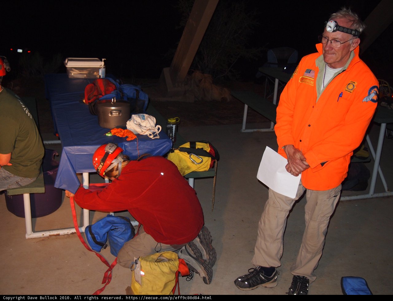 Orange Jacket Man in the Night Sky