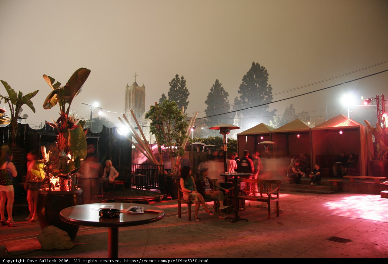 Foggy Night at the Urban Cafe