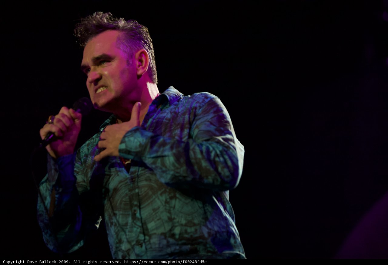 Morrissey Rocks the Mic at Coachella 2009