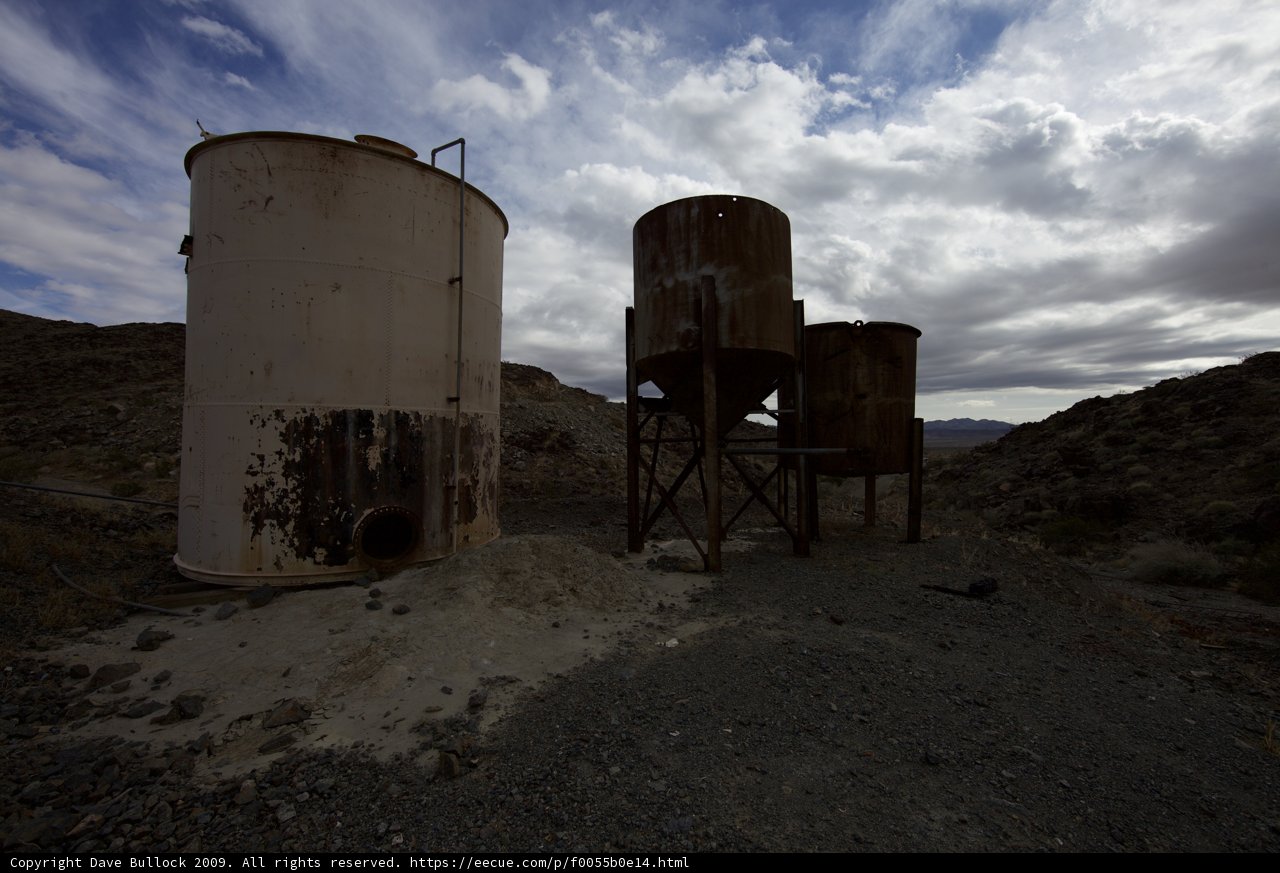 Rusty Tanks in the Joshua Tree Desert