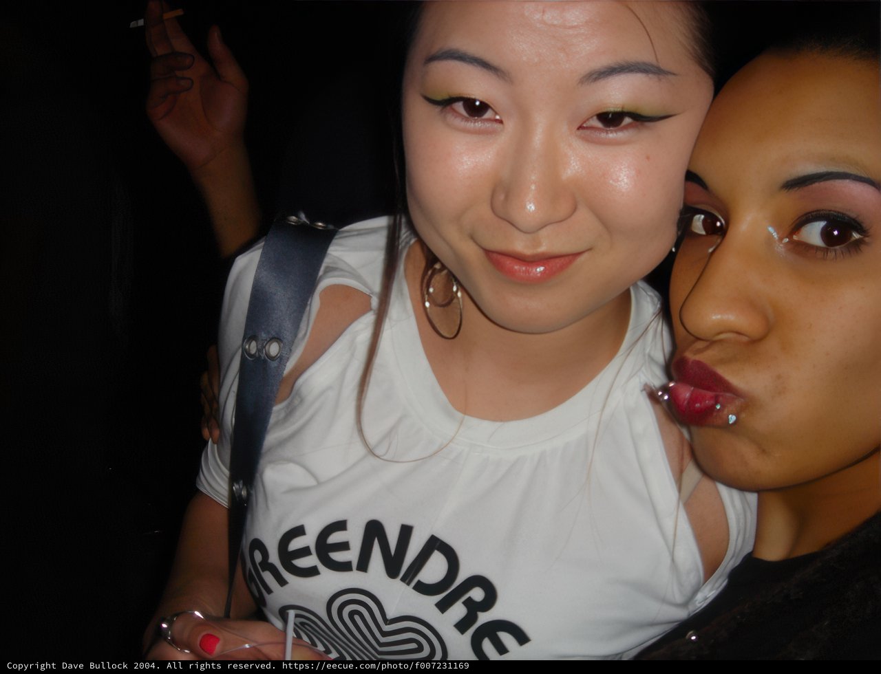Two Women Posing for a Picture