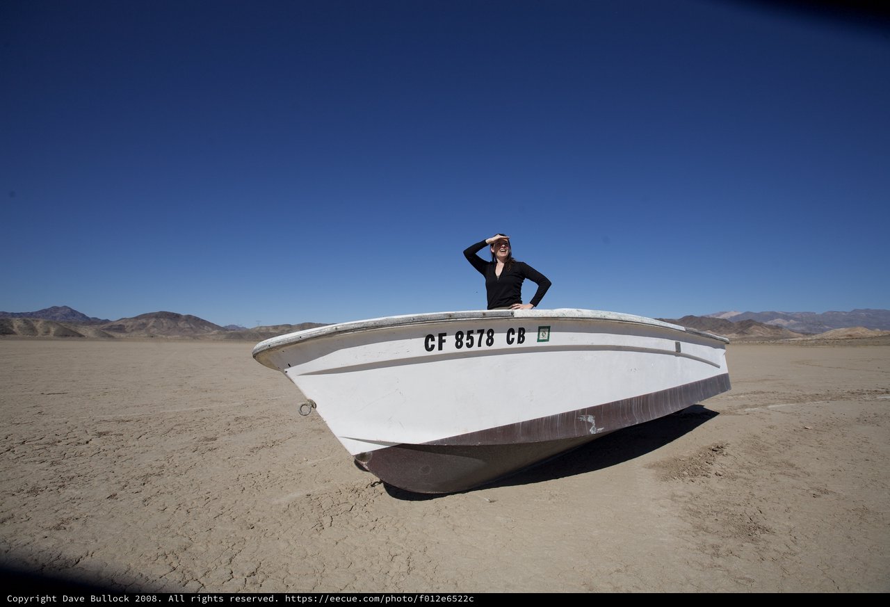 Lost at Sea: Woman Searches from Desert Boat