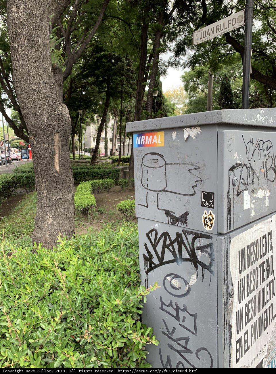 Graffiti Mailbox in the Park
