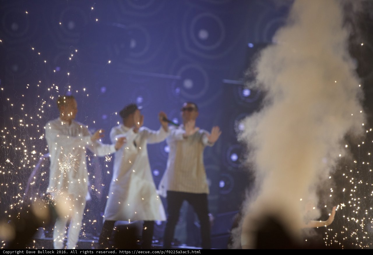 White Outfits and Fireworks
