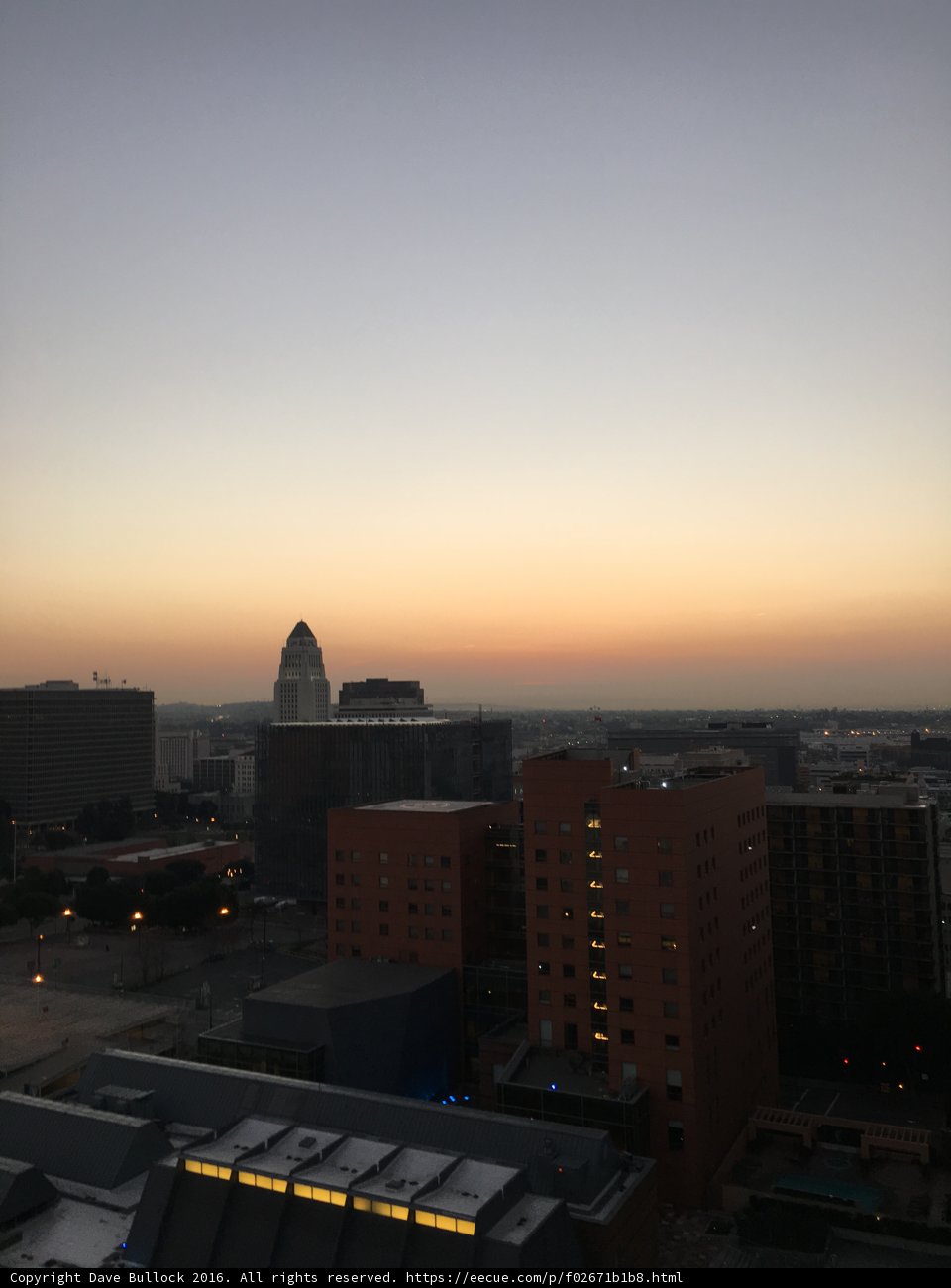 Sunset metropolis