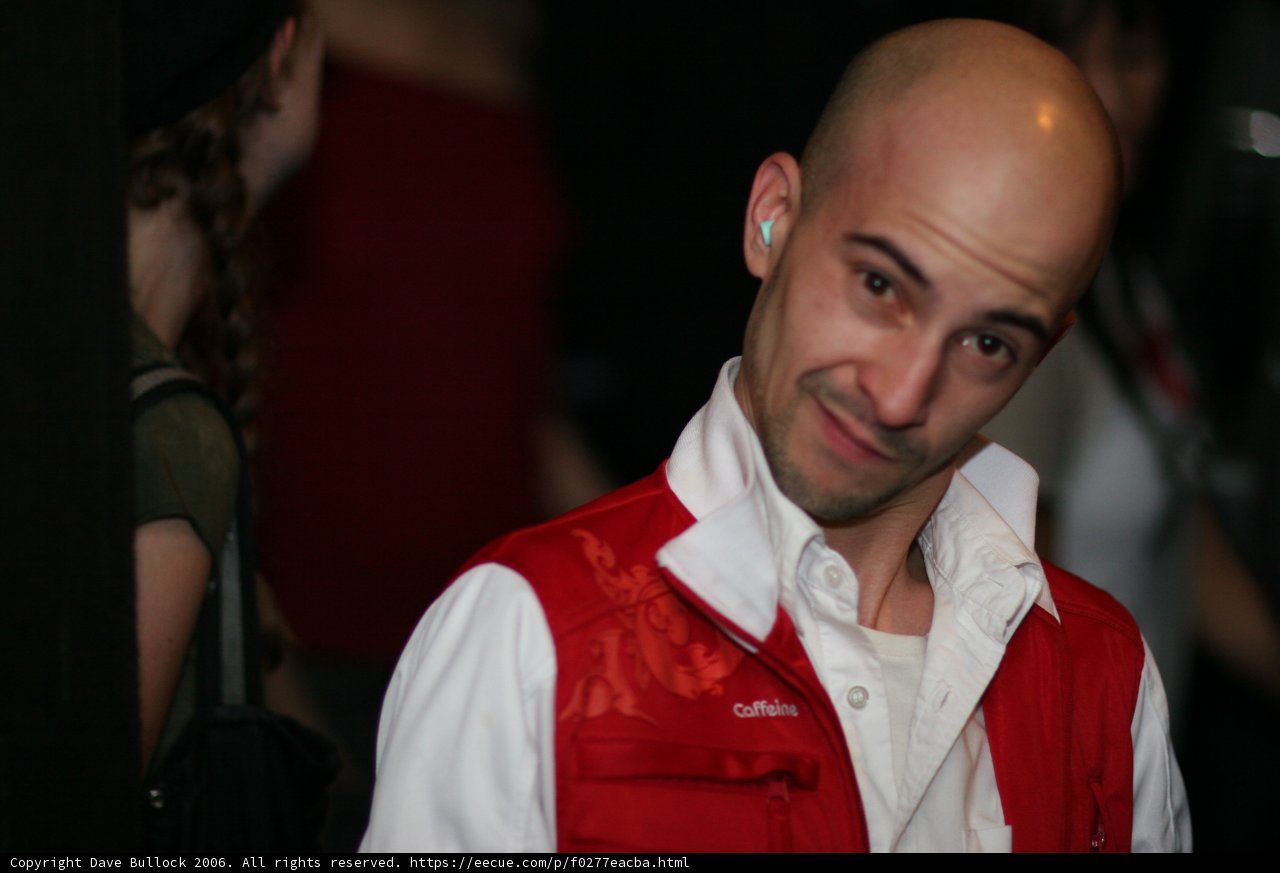 Stylish Man in Red Vest