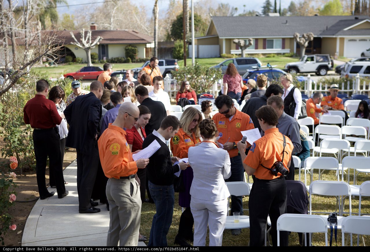 Orange Shirts Gathering on the Lawn