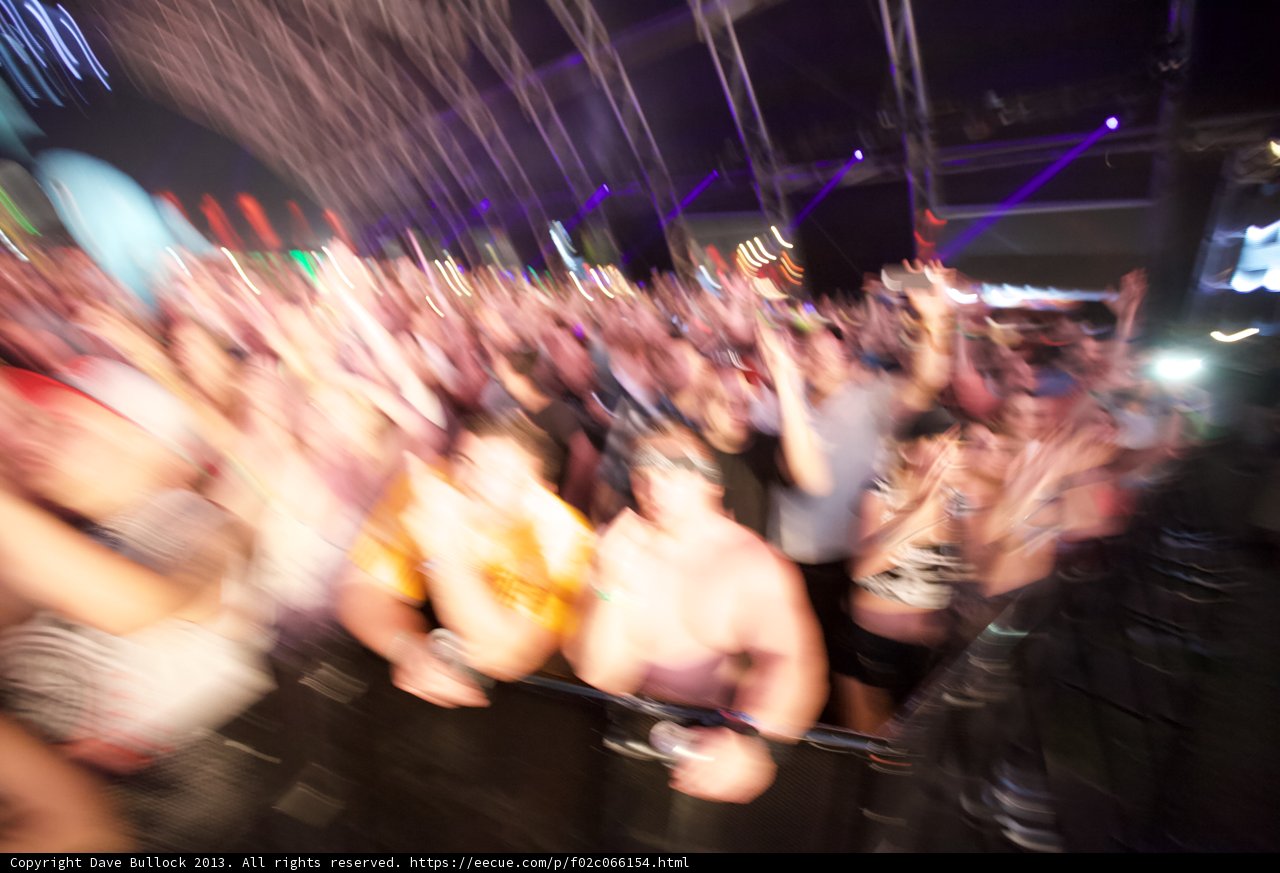 Blurred Nightlife at Coachella