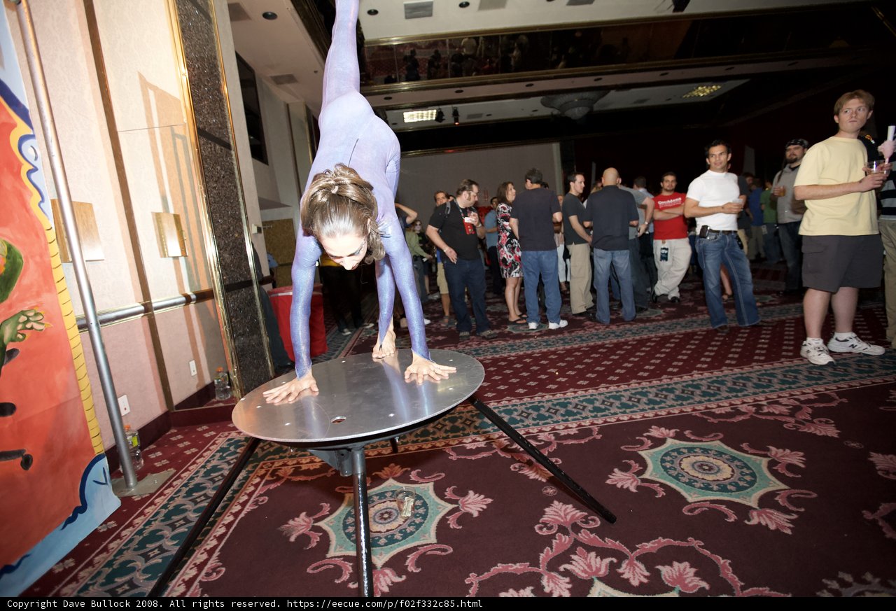 Upside-Down Tabletop Acrobat