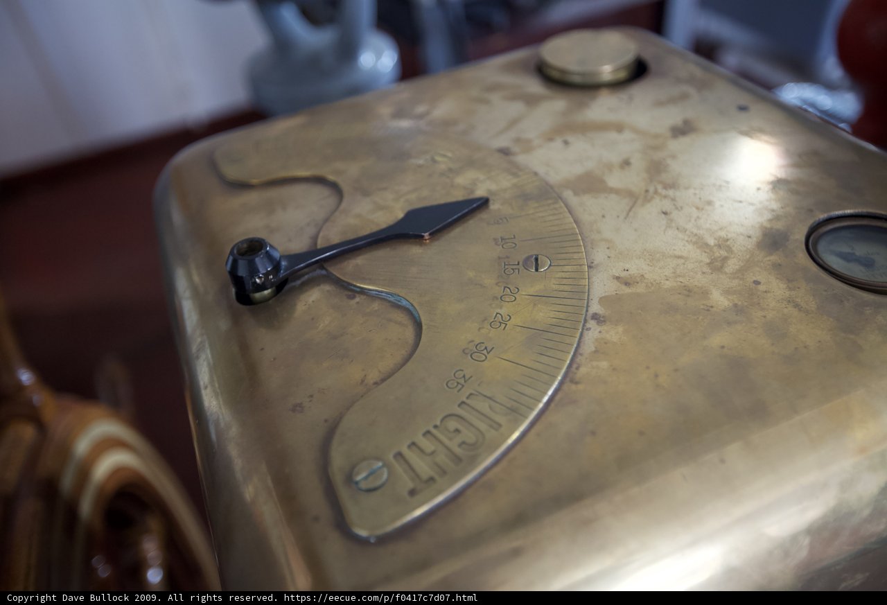Brass Clock Gauge