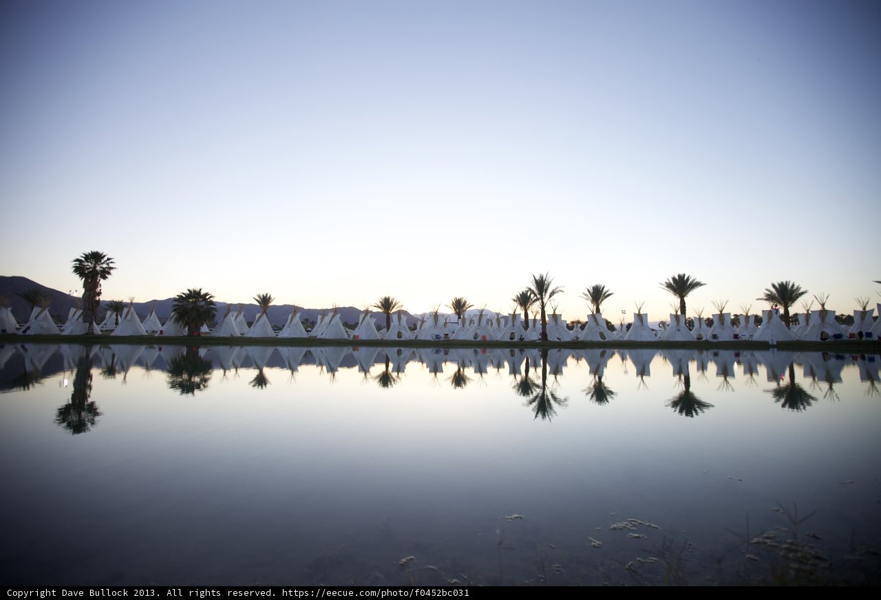 Sunset at the Coachella Resort