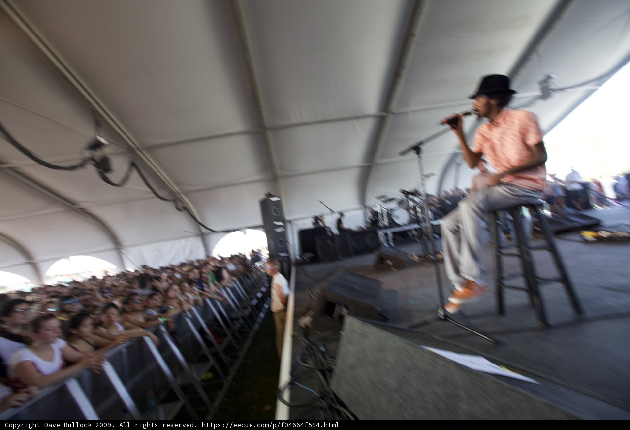 Man on a Stool at Coachella 2009