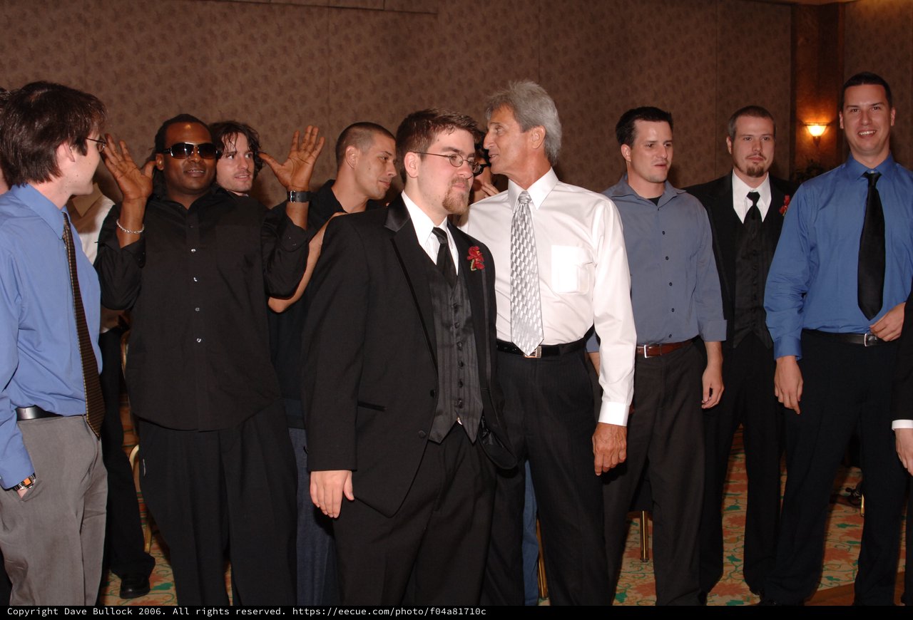Groomsmen Gathering Before the Wedding Ceremony