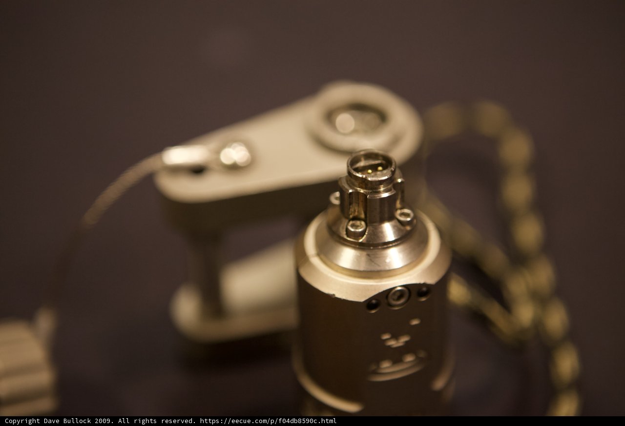 Metal Object with Chain
