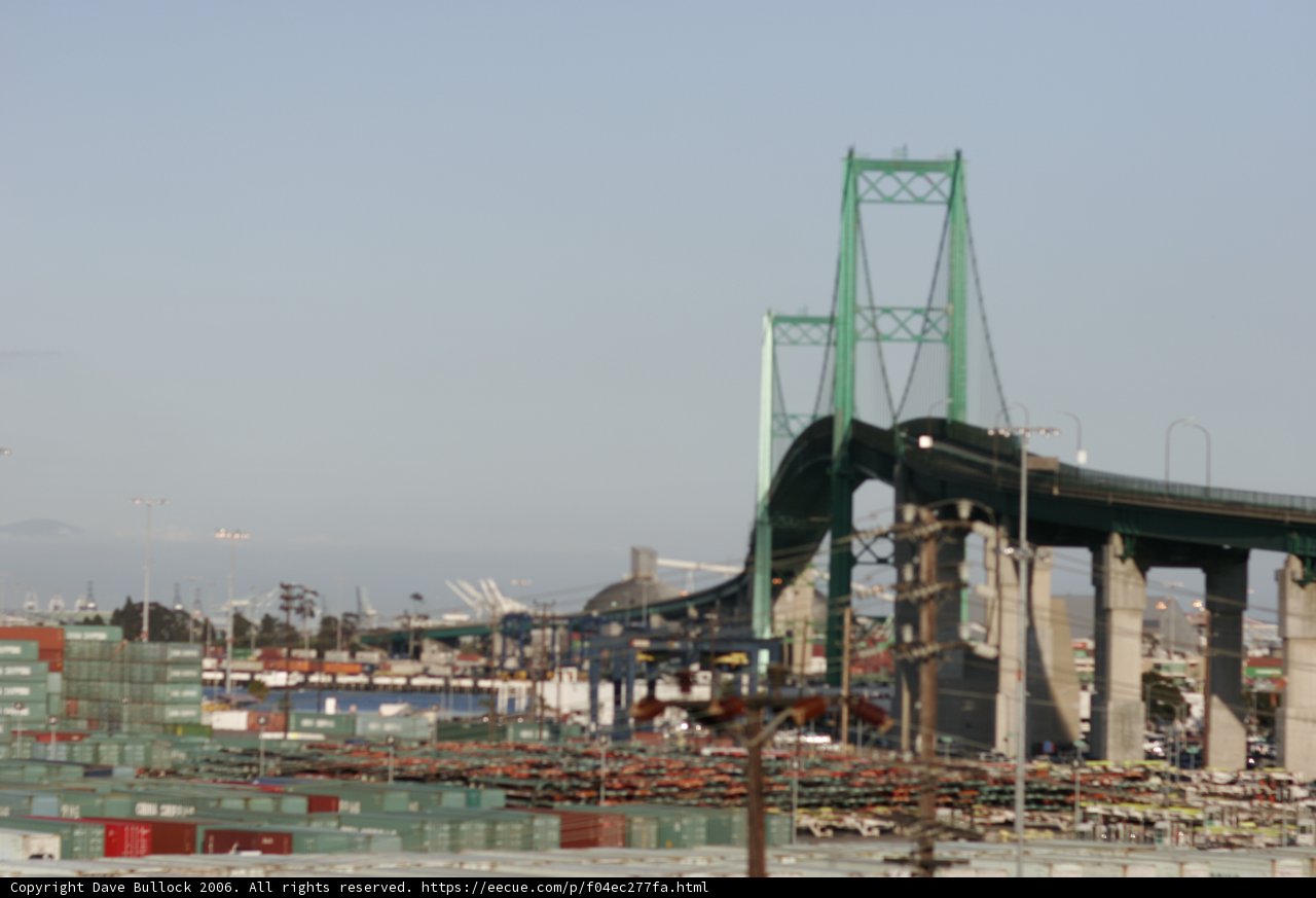 Urban Bridge over a Waterfront