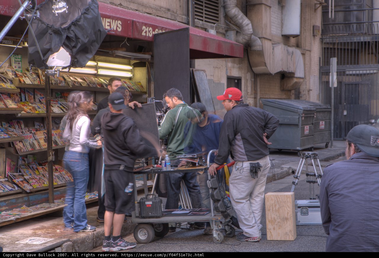 Group of People Outside a Store