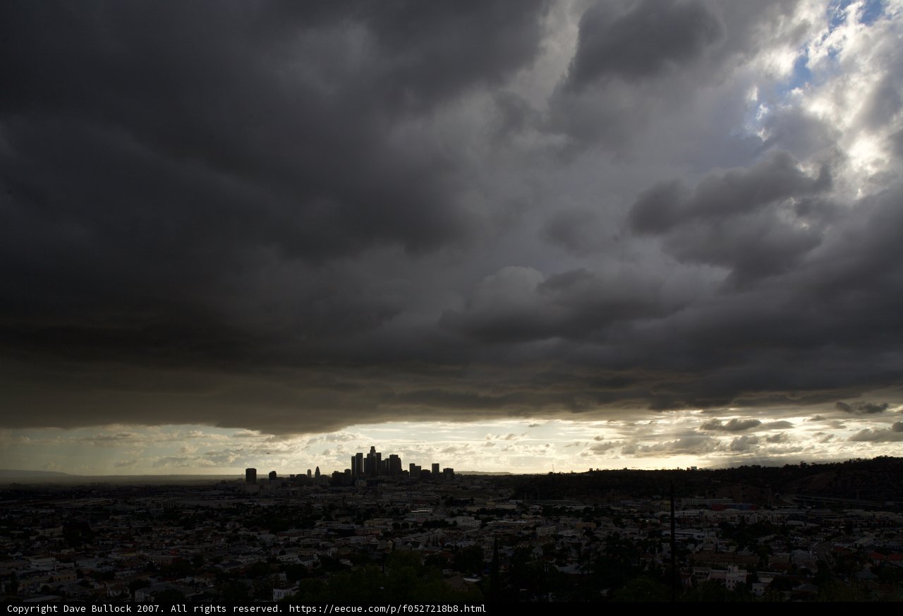 Thunderstorm Brewing Over LA